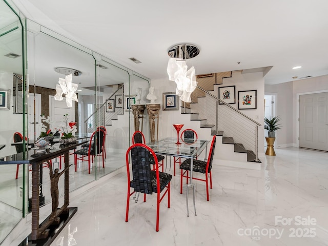 view of dining area