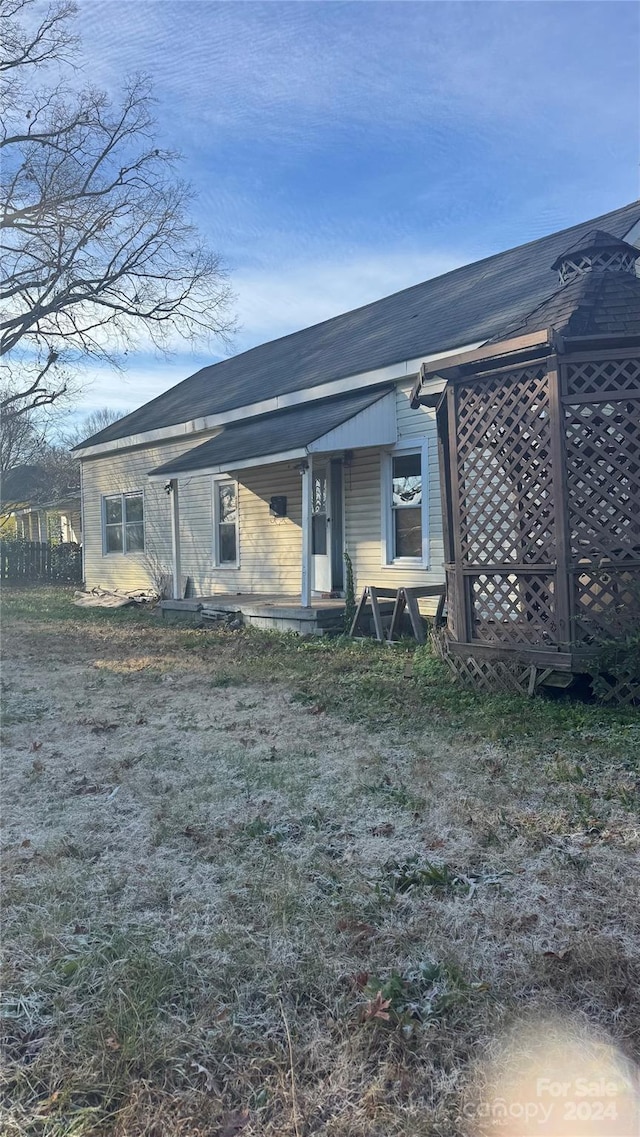 view of back of house