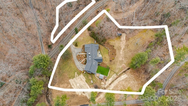 53 Jump Cove Rd, Weaverville, NC 28787 - aerial view of property's location featuring property boundaries highlighted