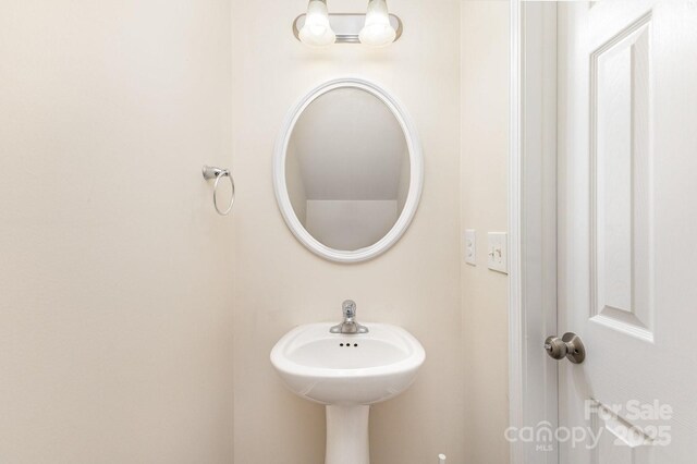 bathroom with a sink