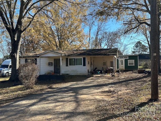 view of ranch-style home