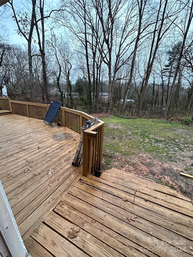 view of deck