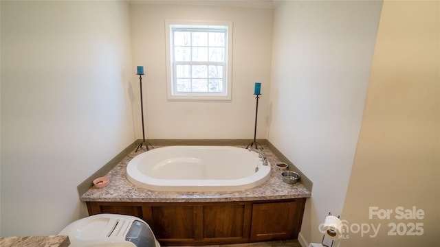 bathroom with a bathtub