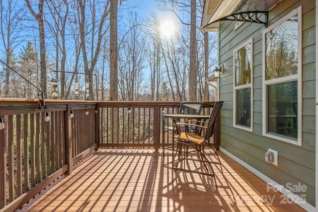 2959/2961 Bearwallow Mountain Rd, Hendersonville, NC 28792 - view of deck