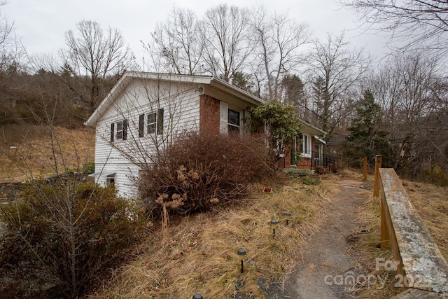 view of property exterior