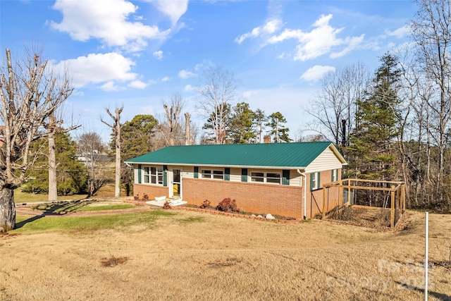 view of ranch-style house