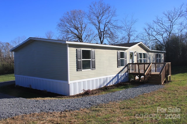 view of front of property