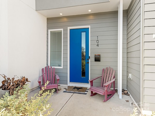 view of entrance to property