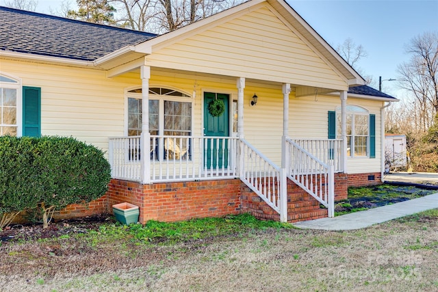 bungalow with covered porch