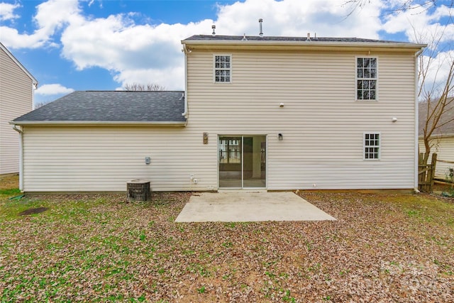 back of house featuring a patio