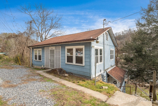 view of bungalow-style house