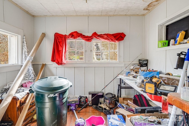 view of storage room