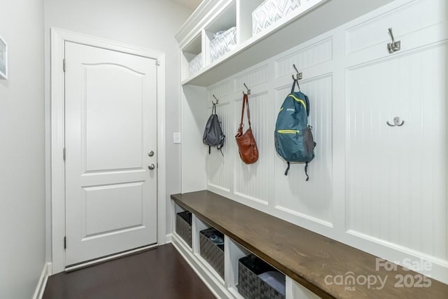 view of mudroom