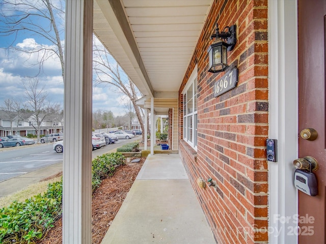 view of patio / terrace with covered porch