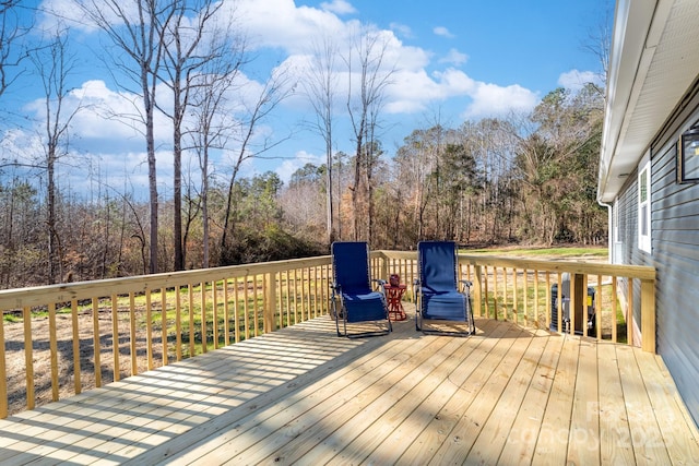 view of deck