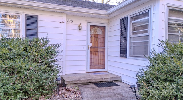 view of entrance to property