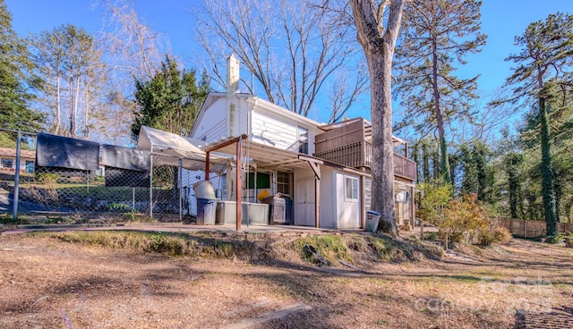 view of front of property