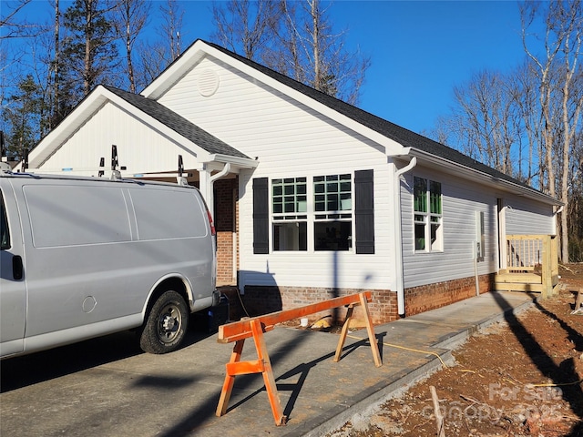 view of side of home