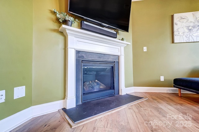 room details featuring wood-type flooring