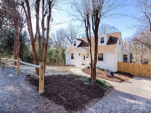 view of front of home