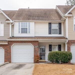 view of property with a garage