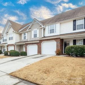 view of property with a garage