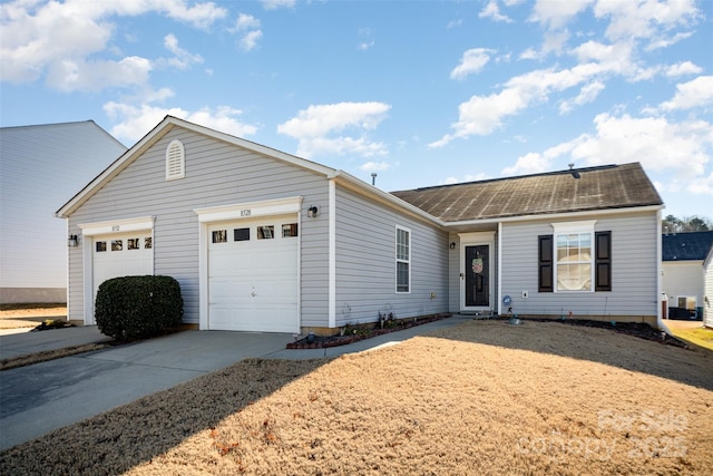 ranch-style house with a garage