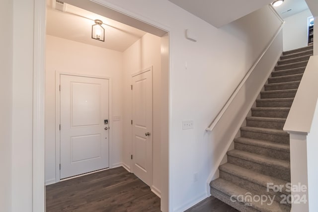 interior space featuring wood-type flooring