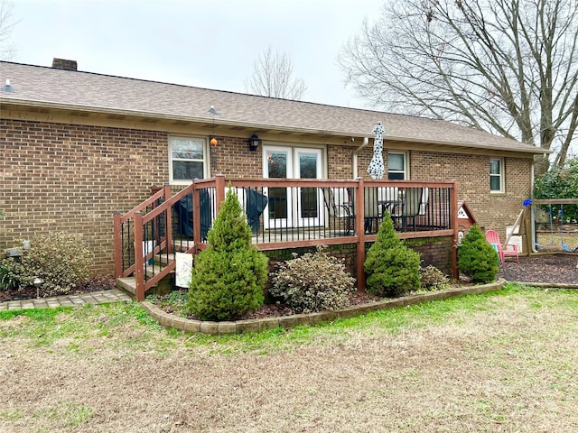 view of rear view of house