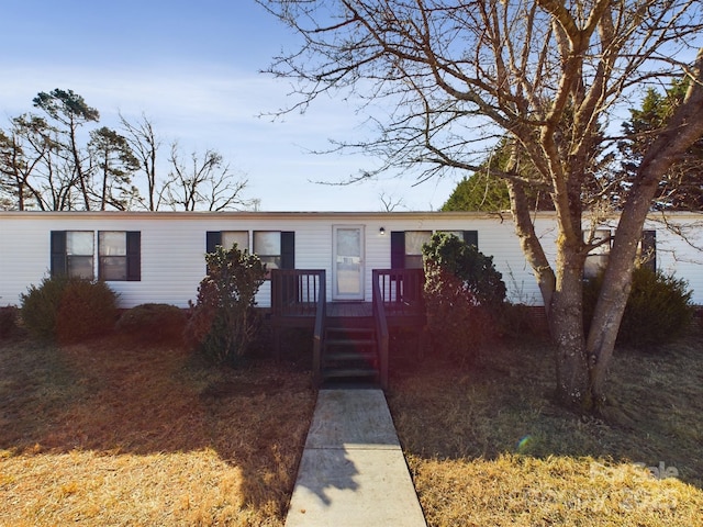 view of manufactured / mobile home