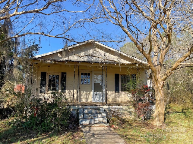 view of bungalow-style house