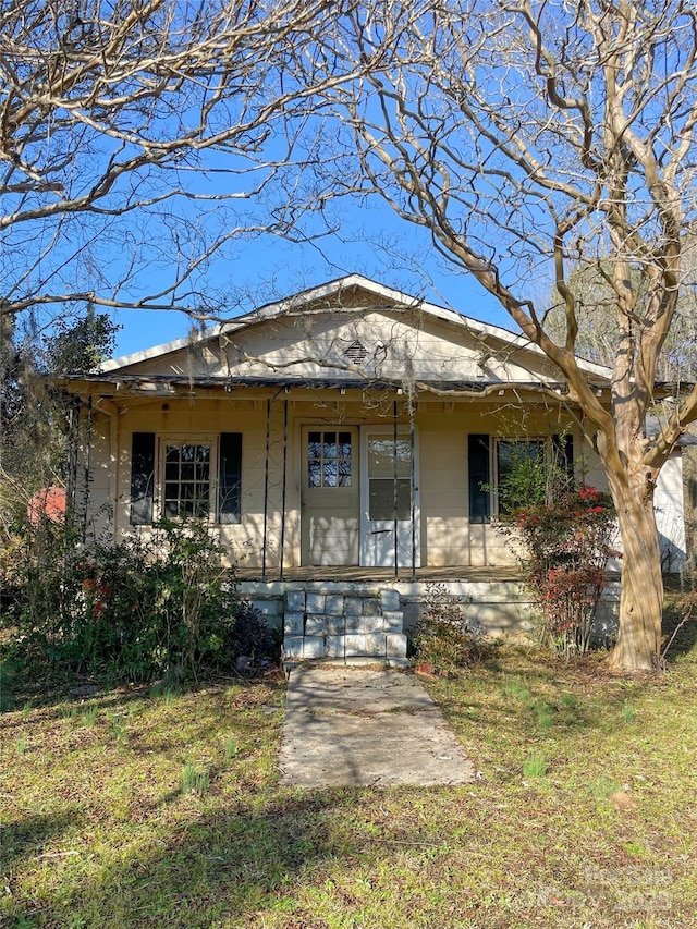 view of front of home