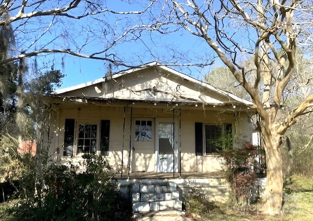 view of bungalow-style house