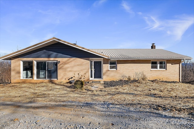 view of ranch-style home