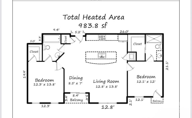 2338 Yadkin Ave Unit 505, Charlotte, NC 28205 - property floor plan