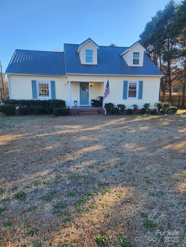 view of front facade with covered porch