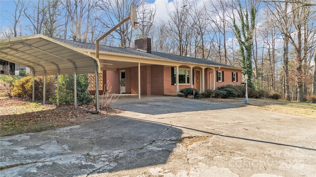 view of ranch-style house