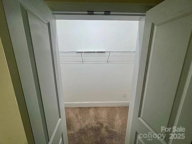 view of closet