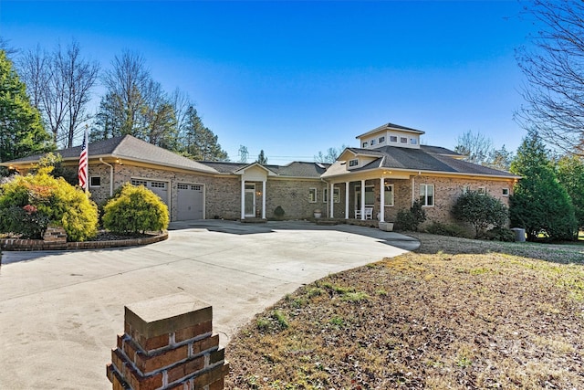 ranch-style house with a garage