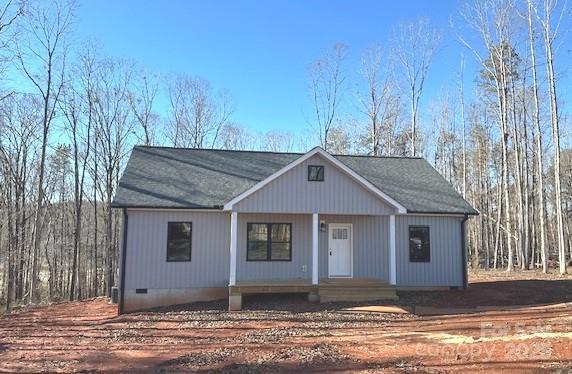 view of front of home with covered porch