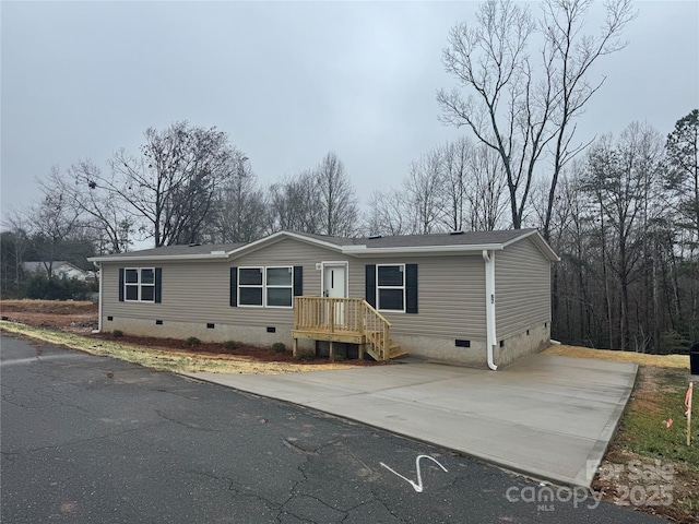 view of manufactured / mobile home