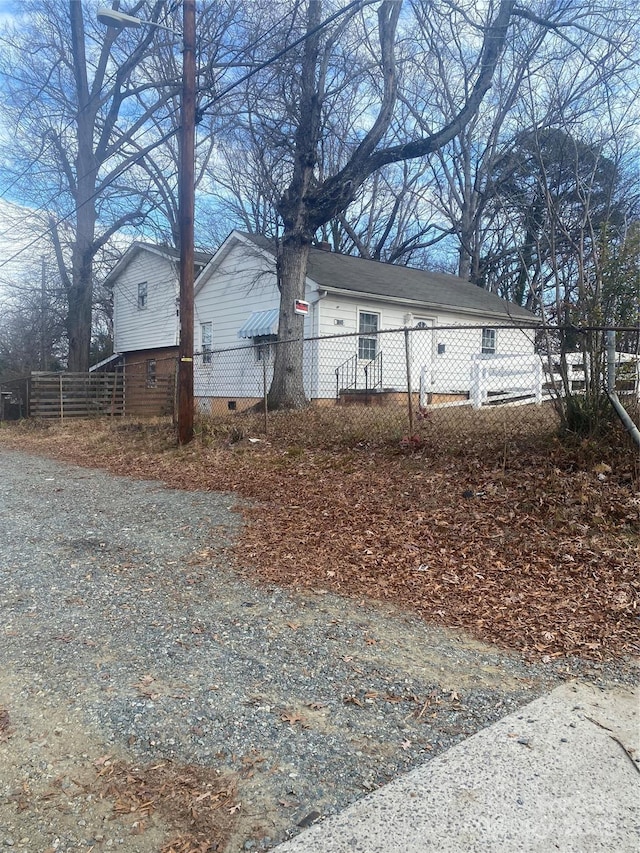 view of property exterior