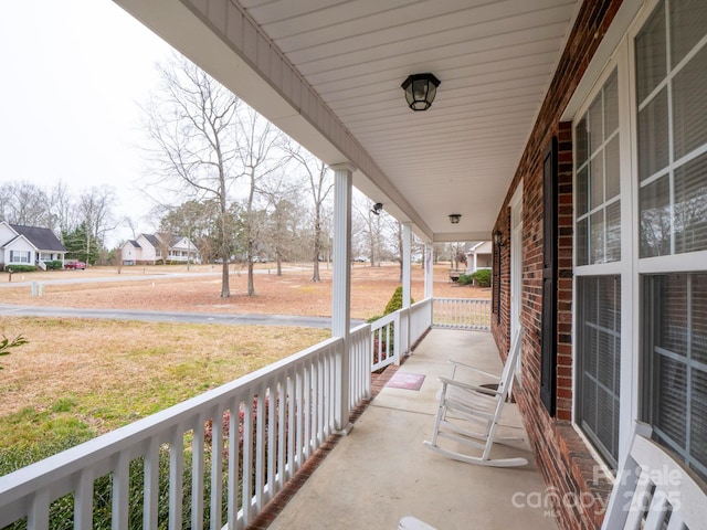 view of patio / terrace with covered porch