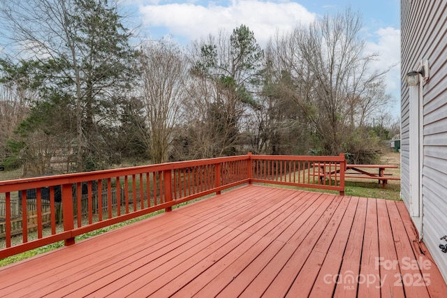 view of deck