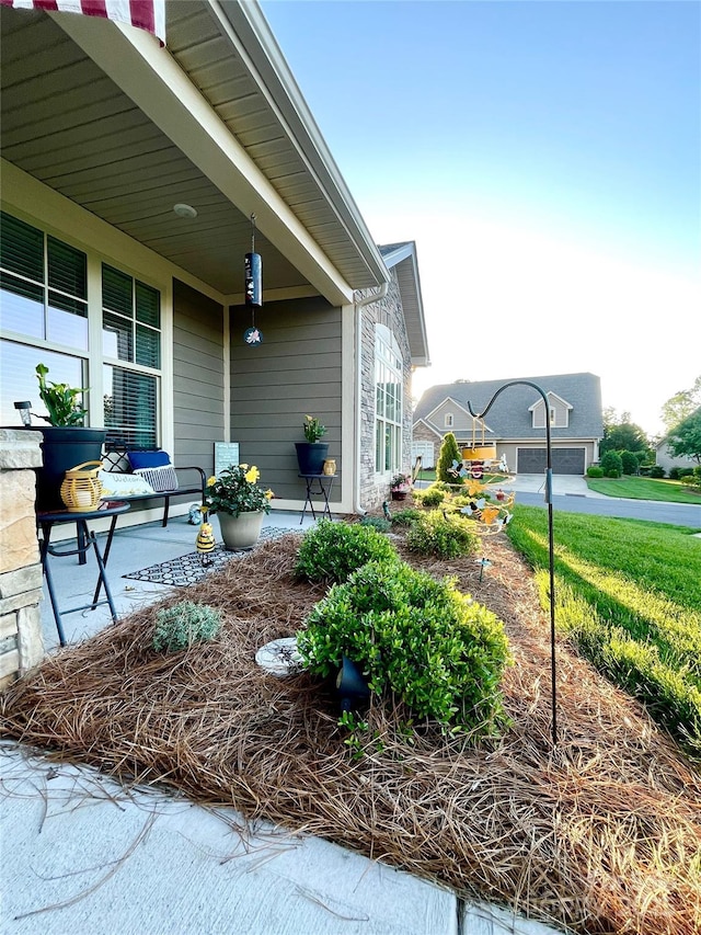 3100 Glacier Ct, Gastonia, NC 28056 - view of property exterior featuring covered porch