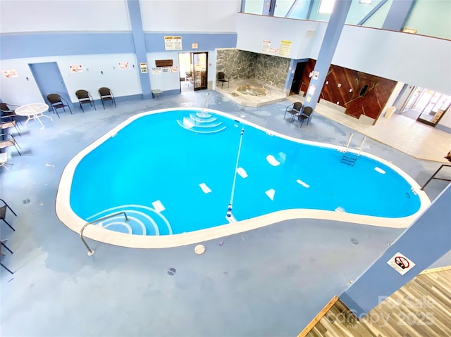 view of pool