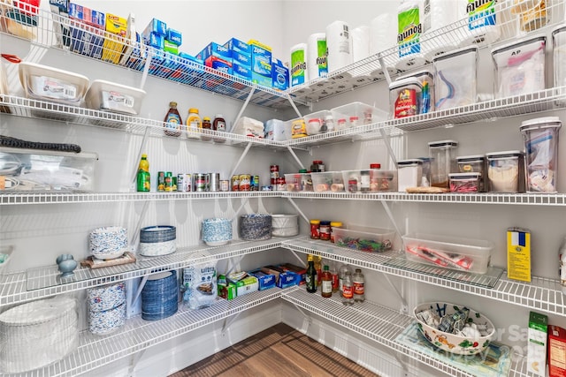 view of pantry