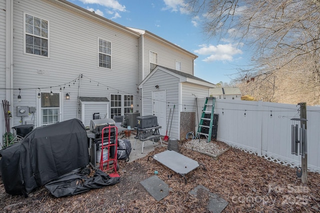 view of back of property