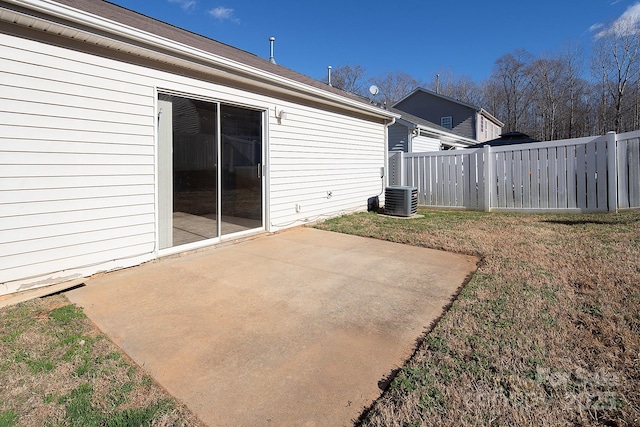 view of patio / terrace with cooling unit