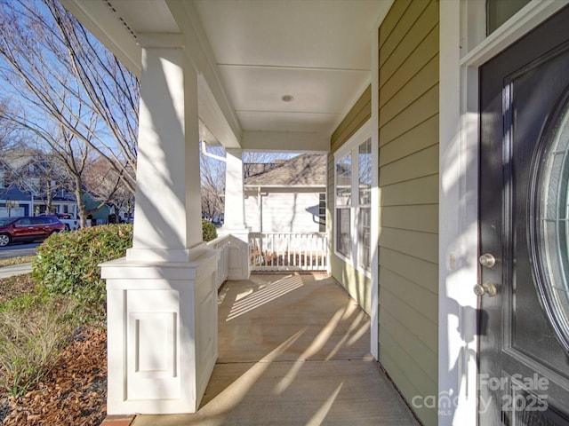 view of patio / terrace featuring a porch